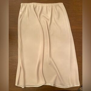 Farr West Beige Crepe Half-Slip